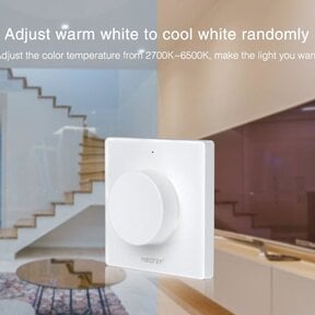 Draadloze AC TRIAC LED wanddimmer – Draadloze Fase afsnijding wanddimmer – Miboxer K1