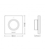 Draadloze AC TRIAC LED wanddimmer – Draadloze Fase afsnijding wanddimmer – Miboxer K1