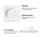 Draadloze AC TRIAC LED wanddimmer – Draadloze Fase afsnijding wanddimmer – Miboxer K1