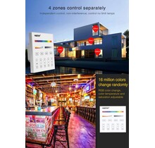 DMX RGBCCT LED wanddimmer – DMX 512 en Draadloos MIBOXER – X5