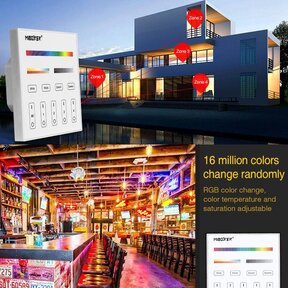 DMX RGBCCT LED wanddimmer – DMX 512 en Draadloos MIBOXER – X5