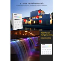 DMX RGBW LED wanddimmer – DMX 512 en Draadloos MIBOXER – X4