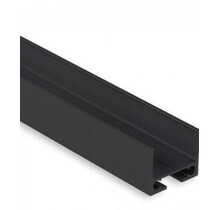 LED profiel ophang systeem / Kabelgoot 2 meter 16,8mm x 12,97mm - PL10ZWART