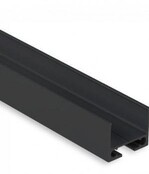 LED profiel ophang systeem / Kabelgoot 2 meter 16,8mm x 12,97mm - PL10ZWART