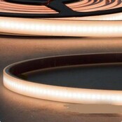 Waterdichte LED strip warm wit 10w 800lm/meter 24VDC IP67 3000K 5m Rol