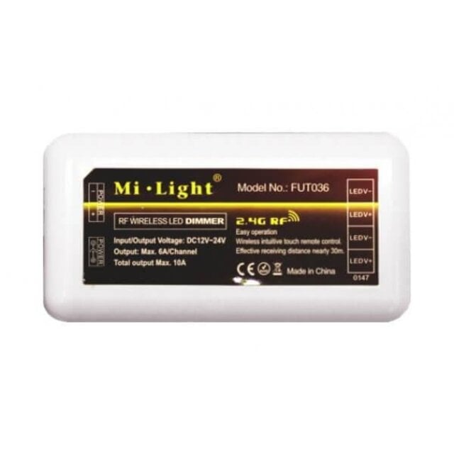 LED strip COB Warm Wit 2700K – 9W IP20 – 5 meter – 480 LED’s p/m complete set PRO