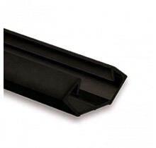 Zwart LED met opaal klikafdekking 25,45mm x 11,25mm - C23.2ZWART