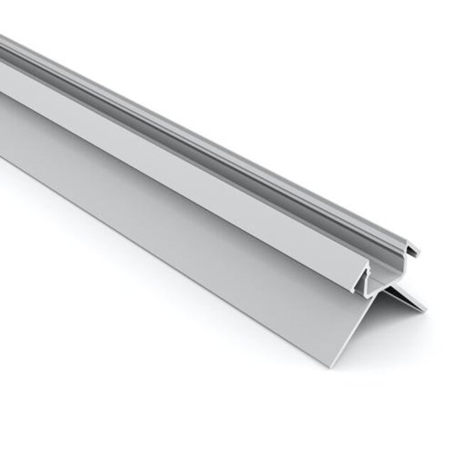 LED gips hoekprofiel met afdekking 36,6 mm x 36,6 mm GIPS24 BUITENHOEK
