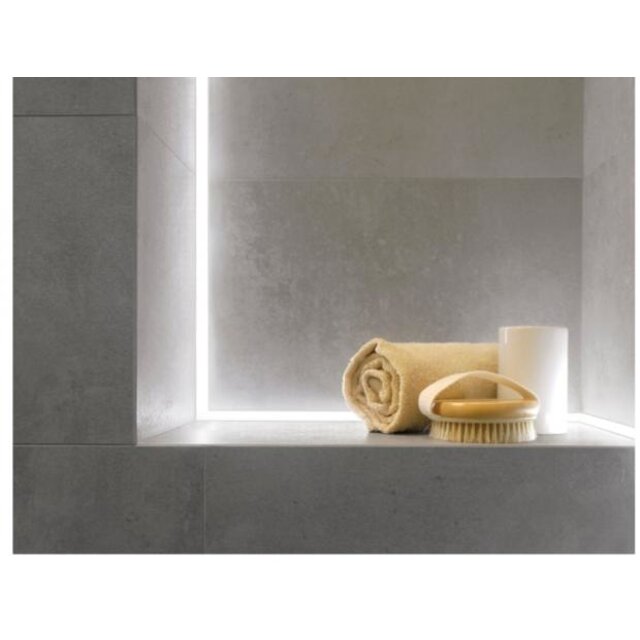 LED gips hoekprofiel met afdekking 36,6 mm x 36,6 mm GIPS24 BUITENHOEK