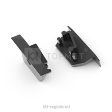 C22 zwart eindkappen set L / R