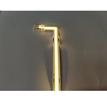 COB LED Strip - 90 graden transparante hoek connector T.B.V. - 3000K warm witte LED Strips - ip20