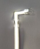 COB LED Strip - 90 graden transparante hoek connector T.B.V. - 4000K natuurlijk witte  LED Strips - ip20