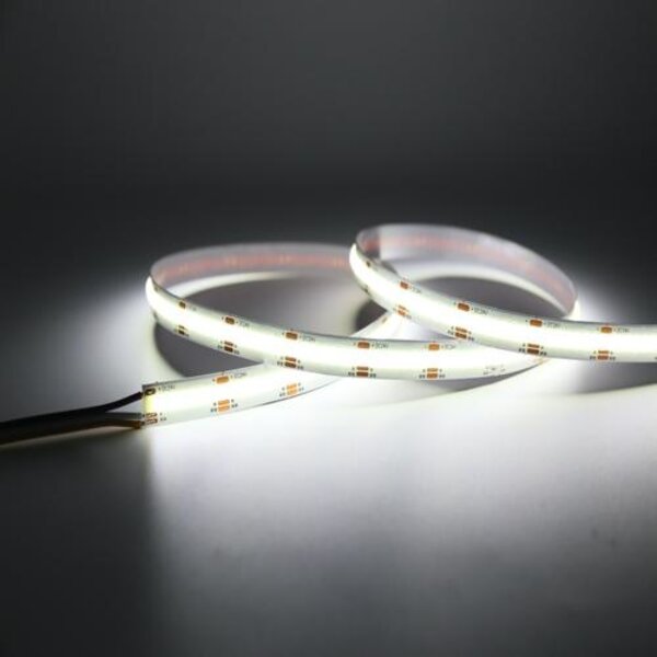 Luksus LED connectoren  COB LED Strip - 90 graden transparante hoek connector T.B.V. - 4000K natuurlijk witte - LED Strips