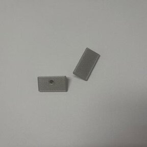 Set van twee eindkappen t.b.v. GIPS05ALU