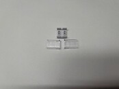 COB IP68 LED strip klik connector recht - 10mm - soldeervrij