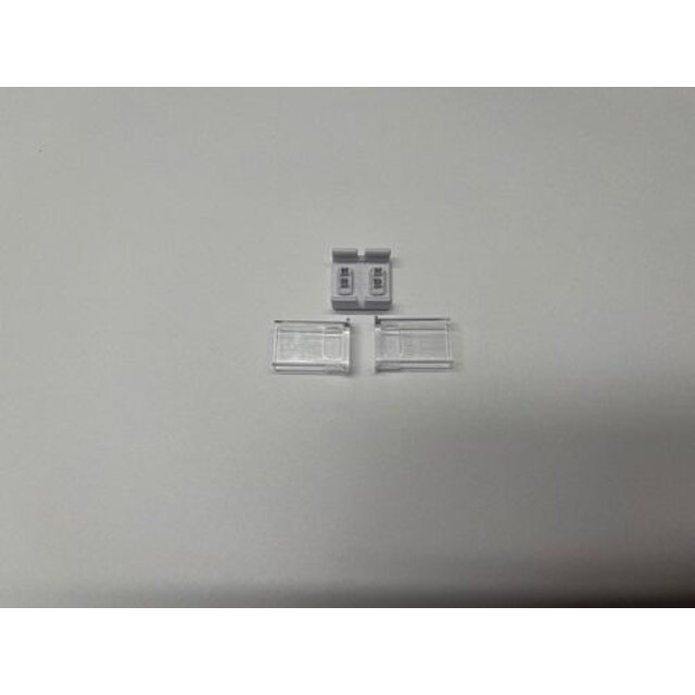 COB IP68 LED strip klik connector recht - 10mm - soldeervrij