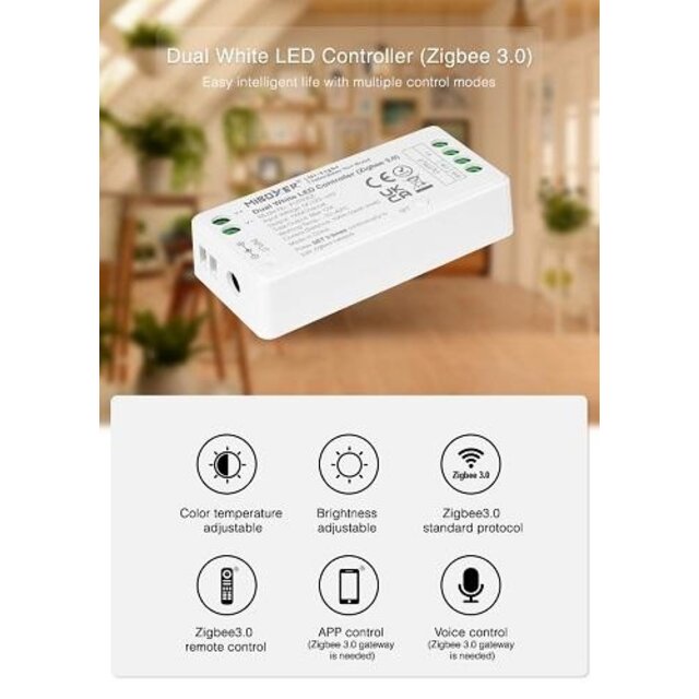 Zigbee LED controller om RGB LED strips te bedienen - FUT037Z - Miboxer