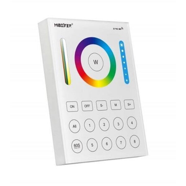 Miboxer LED afstandsbediening All in one wandpaneel 8 zone - Miboxer B8