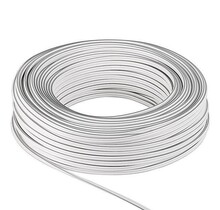 2 aderige led strip aansluitkabel 1,5 kwadraat - 50 meter wit