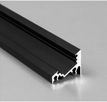 Zwart LED hoekprofiel 20 mm x 16 mm – C14ZWART