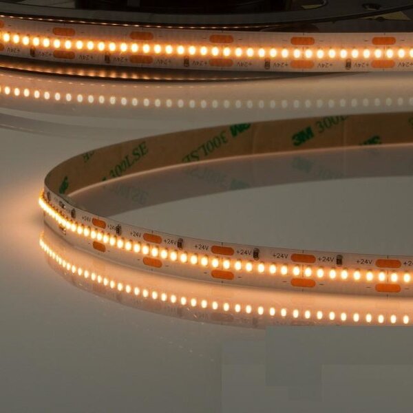 Luksus LED strips PRO LED strip 10W 850LM 240LED 24VDC IP20 warm wit 3000K - 5 meter