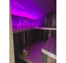 Complete waterdichte IP68 RGBWW LED strip set 19,2W 60LED 24VDC 5m pakket