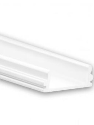 LED profiel plat model P15 wit 16,85mm x 6,5mm - 2 meter