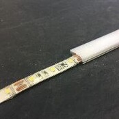 LED profiel plat model P15 wit 16,85mm x 6,5mm - 2 meter