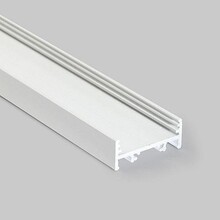 Wit LED XL profiel inclusief afdekking 33,4mm x 12,8mm - XL10WIT