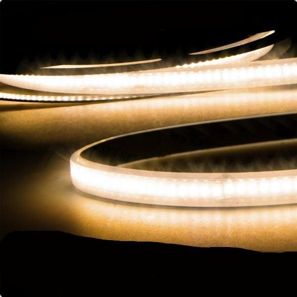 Luksus LED strips Waterdichte LED strip warm wit 3000K 8W 700LM 240LED p/m 48VDC IP68 - 20 meter