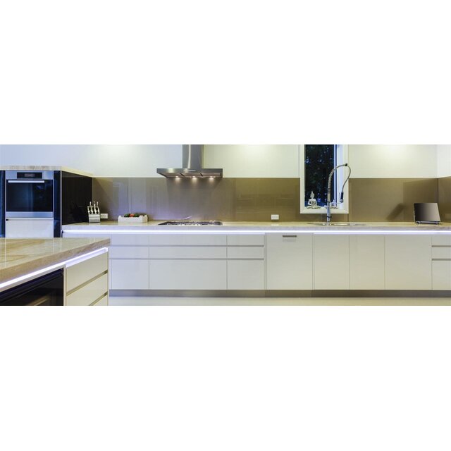 Waterdichte LED strip koud wit 6000k 12W 1260LM 60LED p/m 12VDC IP20 - 5 meter