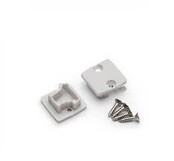 Eindkap zonder kabeldoorvoer LED profiel vloer12