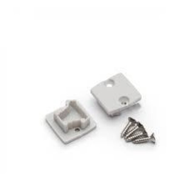 Eindkap met kabeldoorvoer LED profiel vloer12