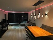 Zwart LED plafond profiel inclusief opaal afdekking 23.4 mm x 19 mm - GYPROC10ZWART