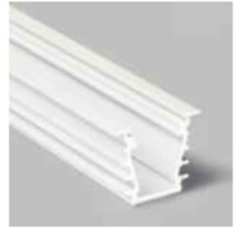 Wit LED plafond profiel inclusief opaal afdekking 23.4 mm x 19 mm - GYPROC10Wit