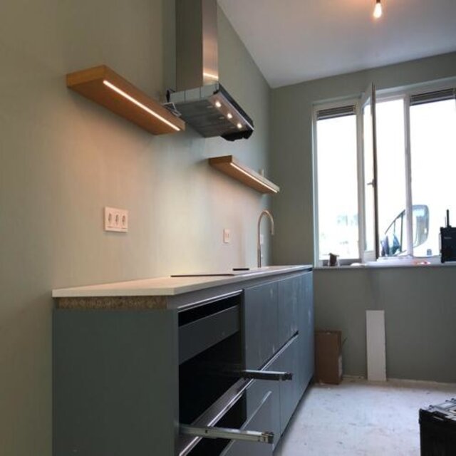 Wit LED plafond profiel inclusief opaal afdekking 23.4 mm x 19 mm - GYPROC10Wit