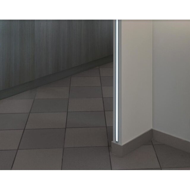 Wit LED plafond profiel inclusief opaal afdekking 23.4 mm x 19 mm - GYPROC10Wit