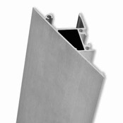 LED wandprofiel inclusief opaal klikafdekking 27.4 mm x 58.4 mm – W13ALU