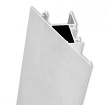 Wit LED wandprofiel inclusief opaal klikafdekking 27.4 mm x 58.4 mm – W13WIT