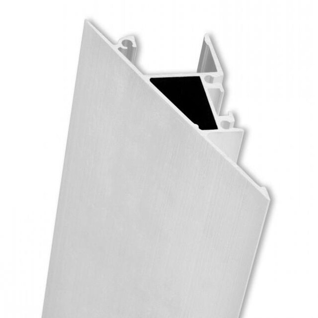 Wit LED wandprofiel inclusief opaal klikafdekking 27.4 mm x 58.4 mm – W13WIT