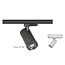 Luksus 3-fase LED 3- fase Trackspot Vigo, zwart, Railspot, LG60HV3392