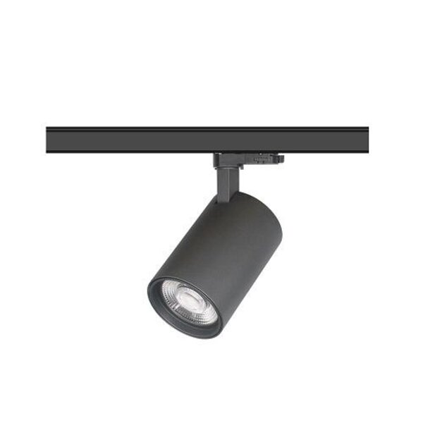 Luksus 3-fase LED 3- fase Trackspot Allicante Fashion, zwart, Railspot LG15412