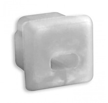 Eindkap met kabeldoorvoer voor LED profiel SLIM06ALU / SLIM06ZWART