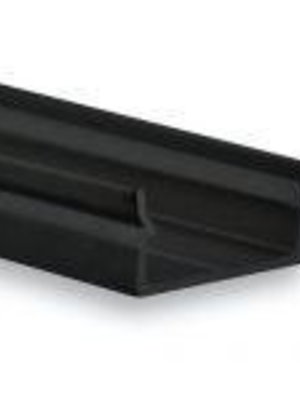 Zwart LED profiel inclusief klikafdekking 17,15mm x 7,4mm - 04ZWART