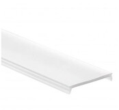 Zwarte LED XL inbouw profiel inclusief opaal klikafdekking 26,79mm x 36,22mm - XL07ZWART