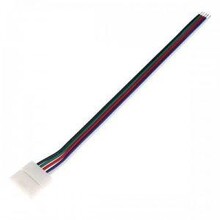 RGBW / RGBWW LED strip koppelstuk met 1-zijdig draad 10mm - IP20