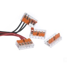 WAGO 221-415 LED strip Lasklem voor 5 kabels - 5 draads - kabel splitter - WAGO