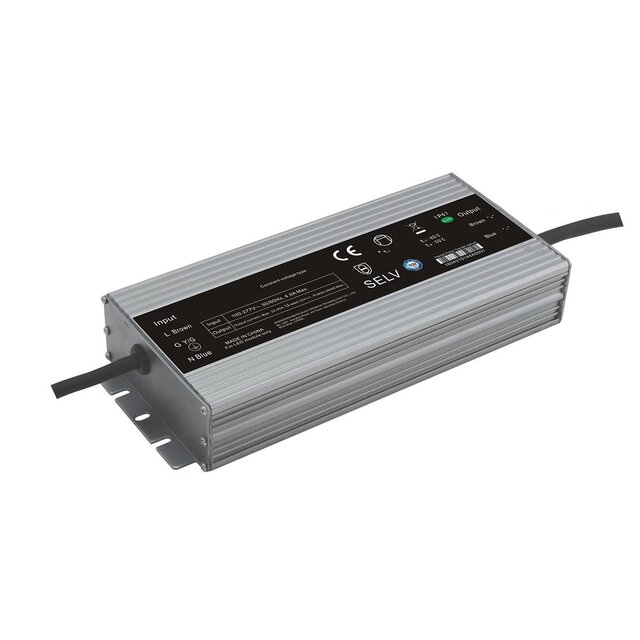 LED voeding 350W 24VDC 14.6A CV - Waterdicht IP67 - GLP GV6-350B024