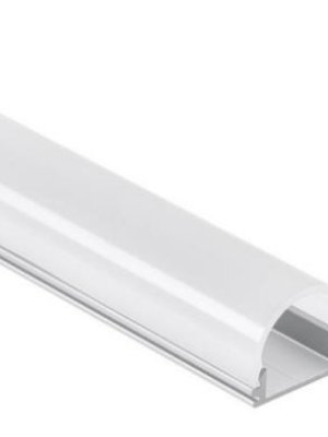 LED profiel half rond inclusief opaal klikafdekking 16,85mm x 12,92mm - 16ALU