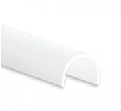 LED profiel half rond inclusief afdekking 16,85mm x 12,92mm - 16ALU